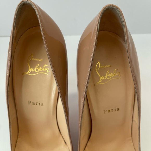 Christian Louboutin Heel Pump Beige Heel Size42 11.5 US - Picture 10 of 12